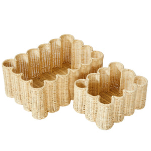 Large Blossom Wavy Basket