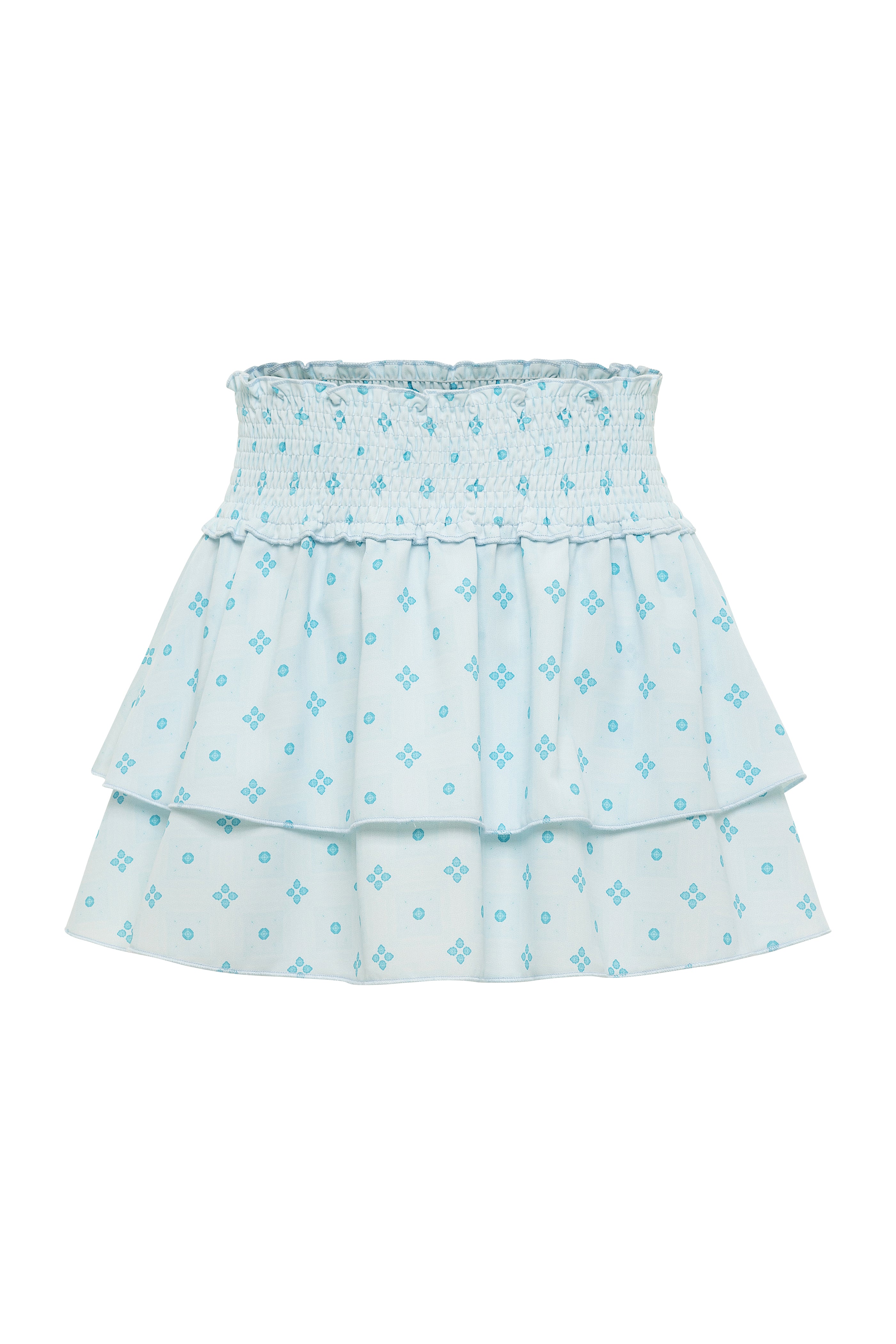 Scottie Skirt-Pink Lemonade/Lapis/Aqua Clover