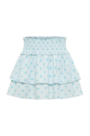 Scottie Skirt-Pink Lemonade/Lapis/Aqua Clover