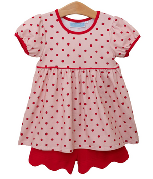 Apple Print Short Set (Toddler)