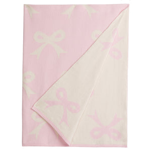 Nursey Blanket-Pink Bow & Lab