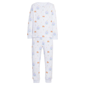 Ruffled Printed Jammies-Fairytale (Kid)