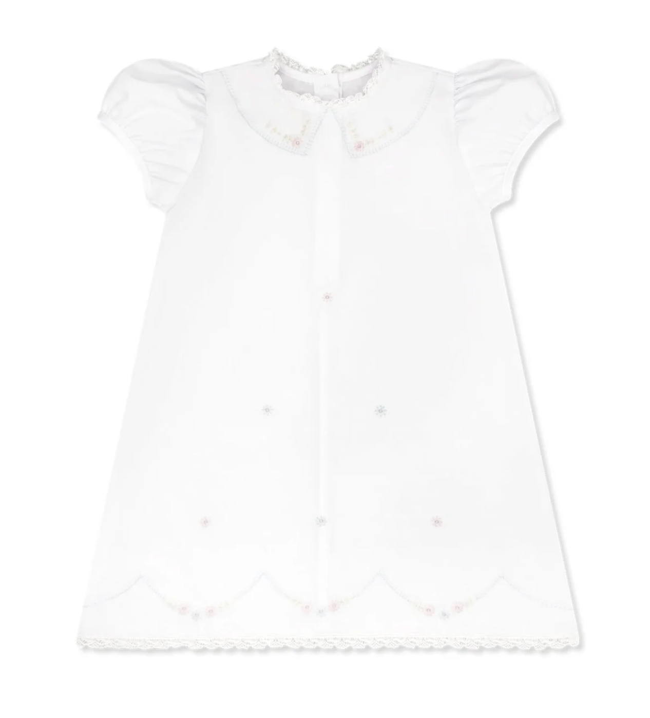 Ashtyn Dress - Blessings White Woven with Embroidery (Kid)