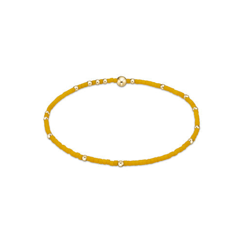 E Newton Golden Yellow Gameday Hope Unwritten Bracelet