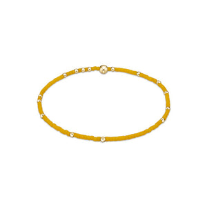 E Newton Golden Yellow Gameday Hope Unwritten Bracelet