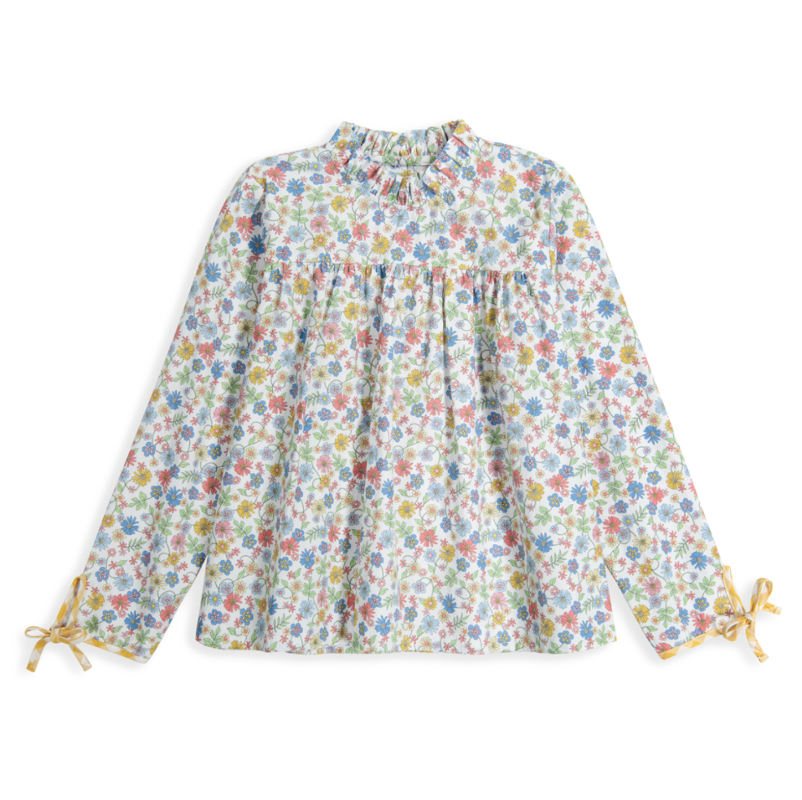 Garden Ruffled Turner Blouse