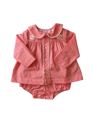 Orange Clemment Bloomer Set (Toddler)