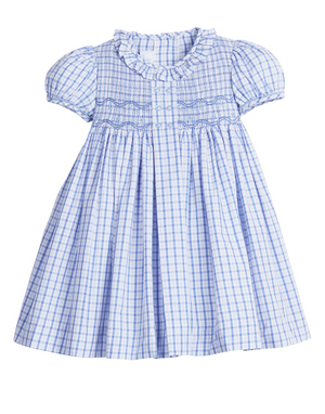 Woodbury Plaid Smocked Bridget Dress (Kid)