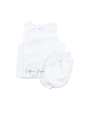White Diaper Set