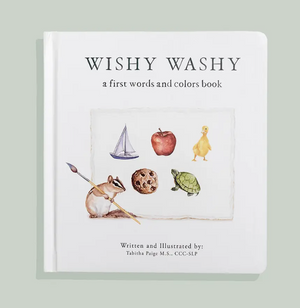 Wishy Washy: A Board Book of First Words and Colors