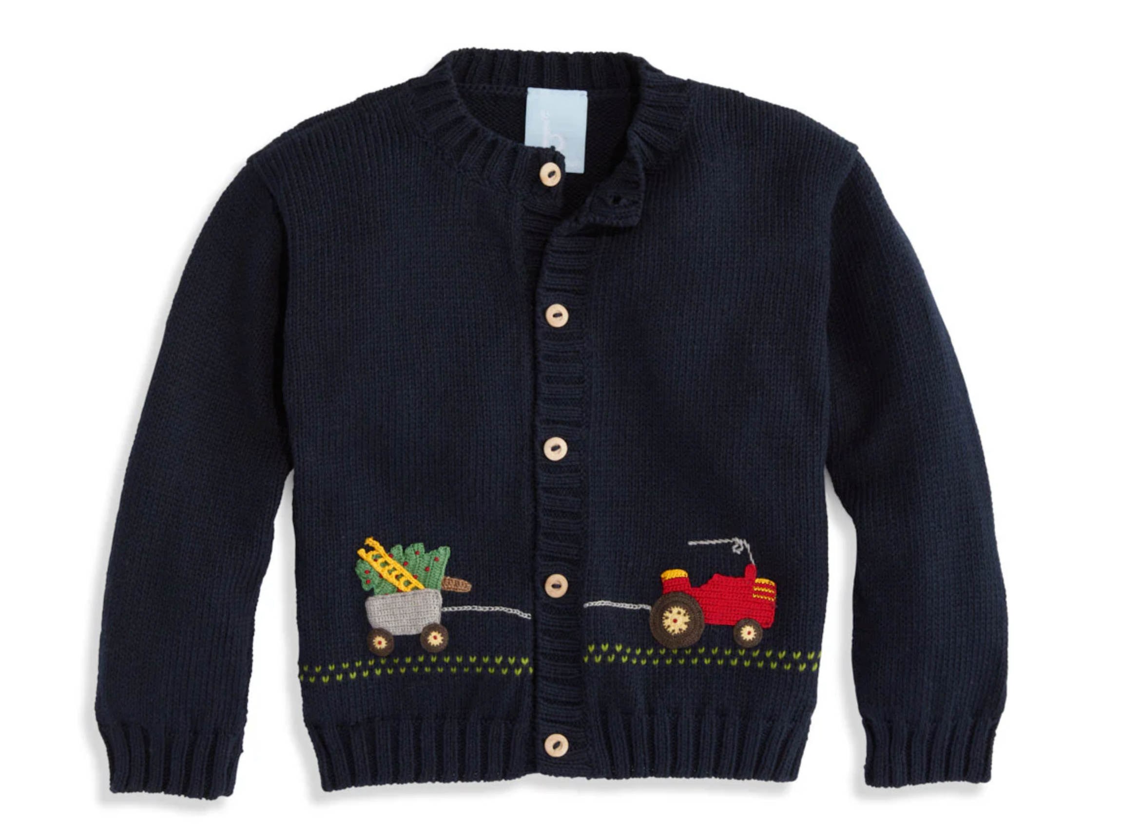 Animal Tractor Cardigan (Baby)