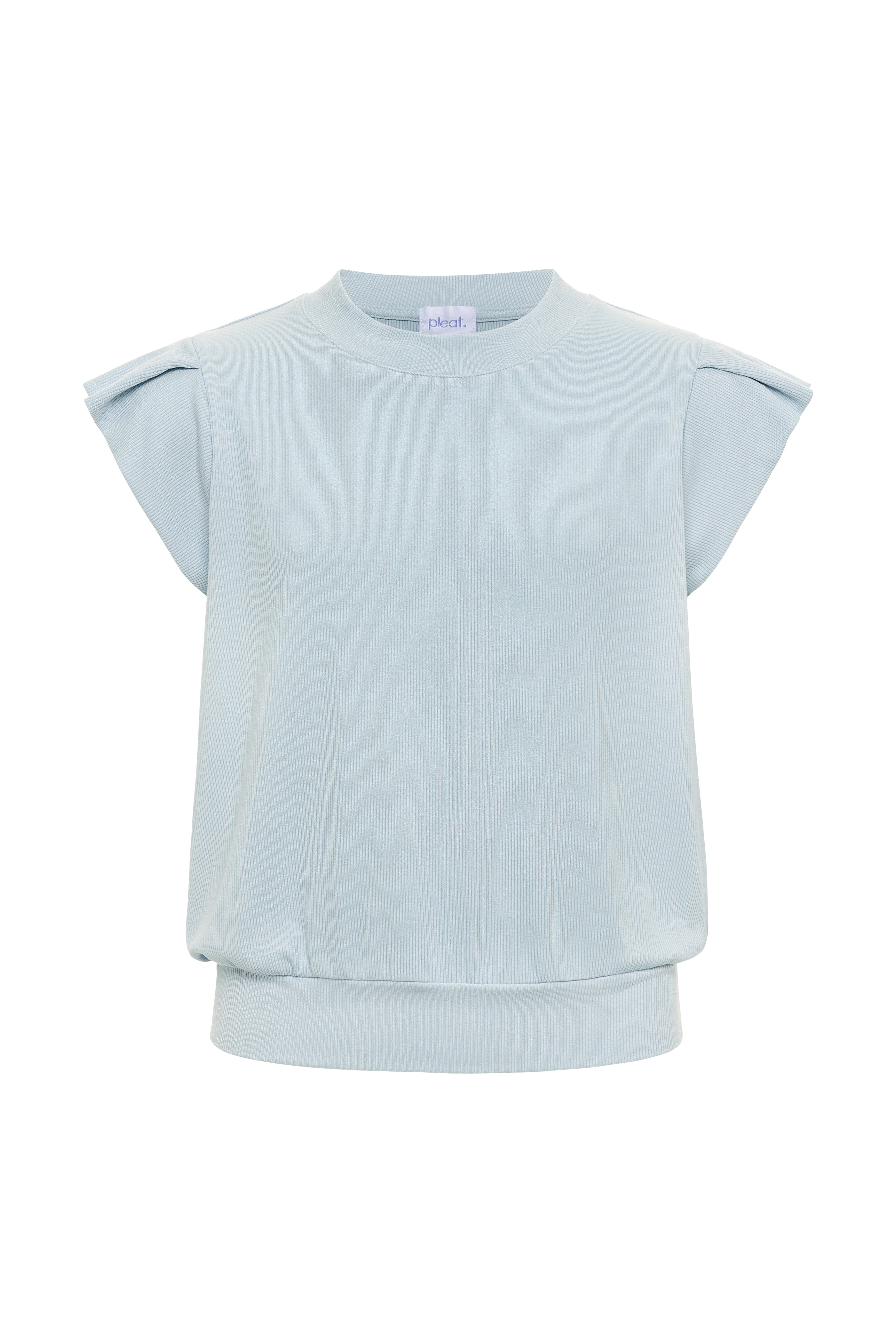 Olivia Top-White/Blue/Sand/Green Stripes