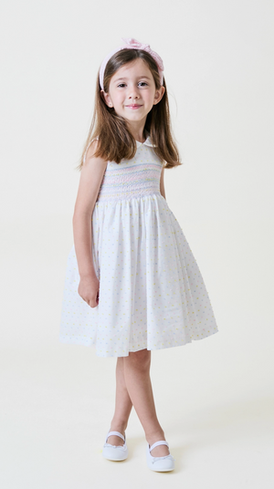 Charlotte Smock Dot Dress (Baby)