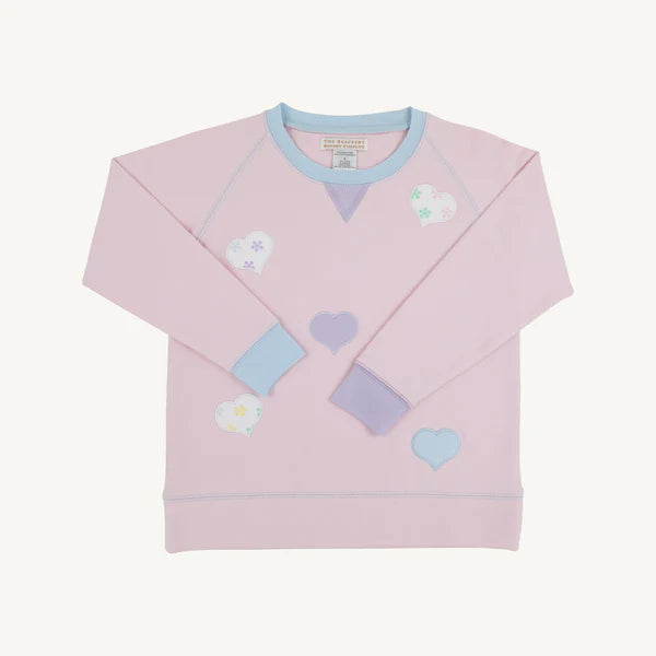 Heart Palm Beach Pink Cassidy Comfy Crewneck