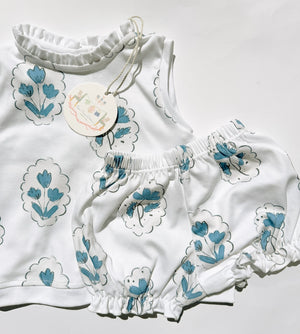 Medallion Flower White Dashwood Set