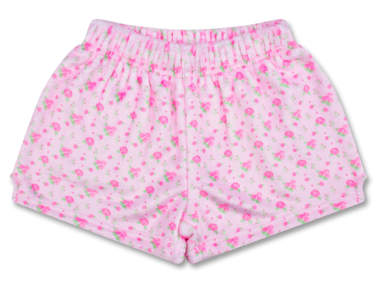 Pretty In Pink Plush Shorts