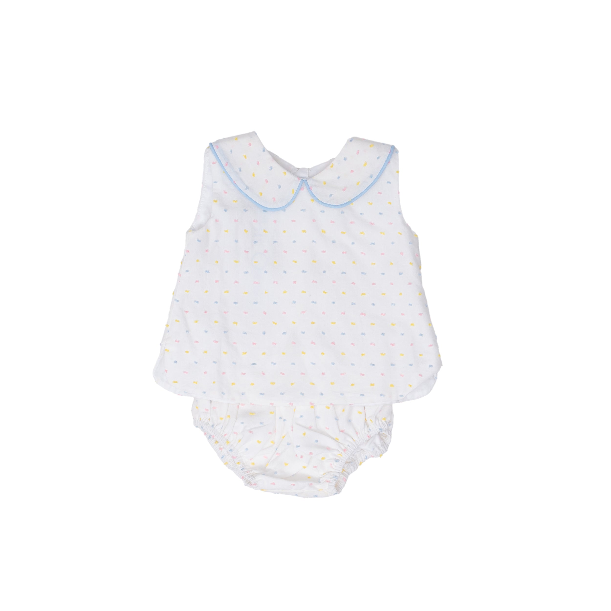 Raleigh Pastel Swiss Dot Diaper Set (Baby)