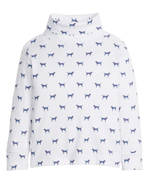 Navy Lab Printed Turtleneck (Toddler)