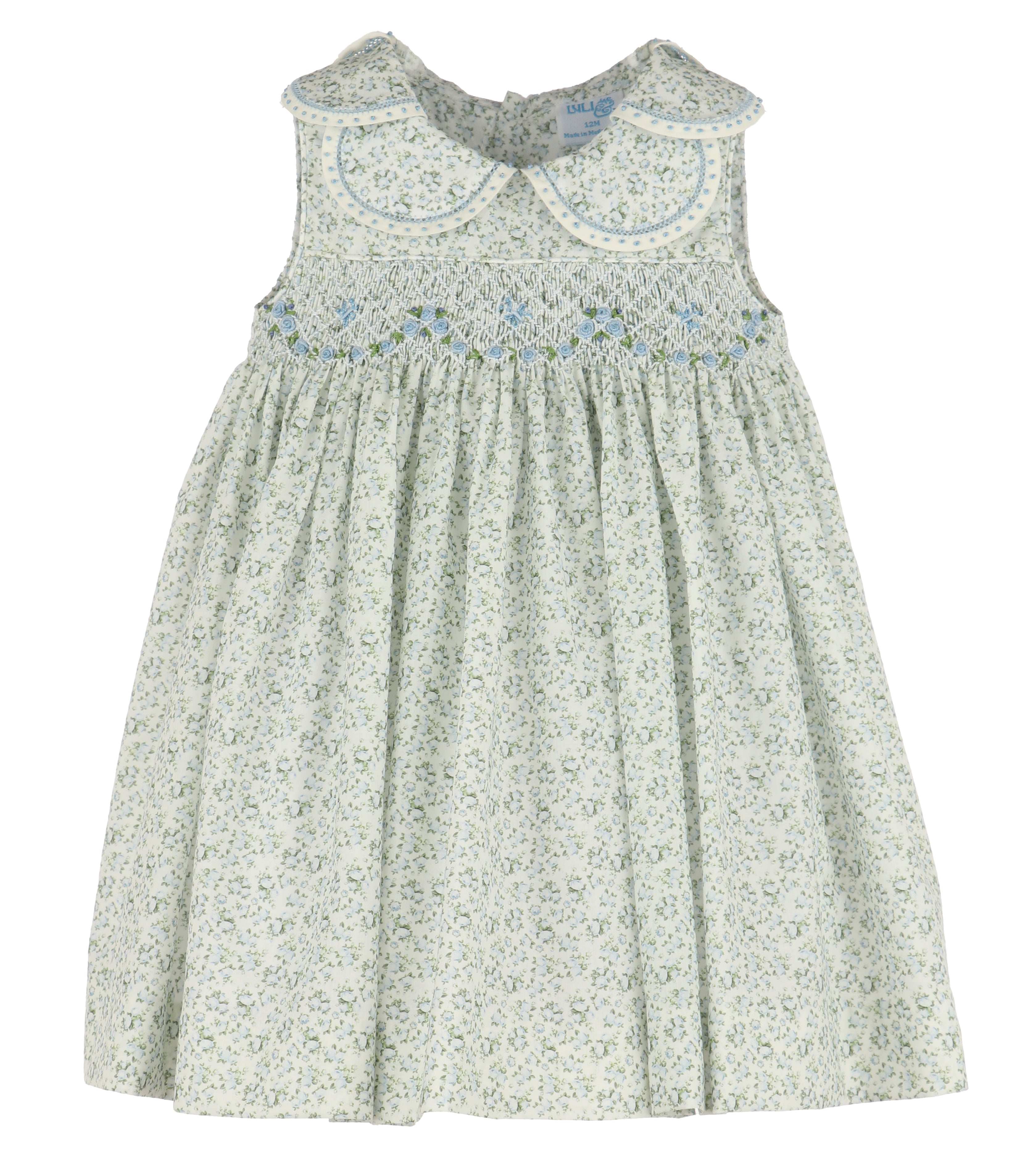 Blue Tea Rose Petal Dress