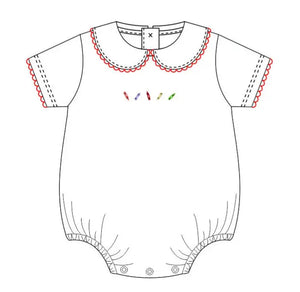 Crayons Bubble w/ Red Trim