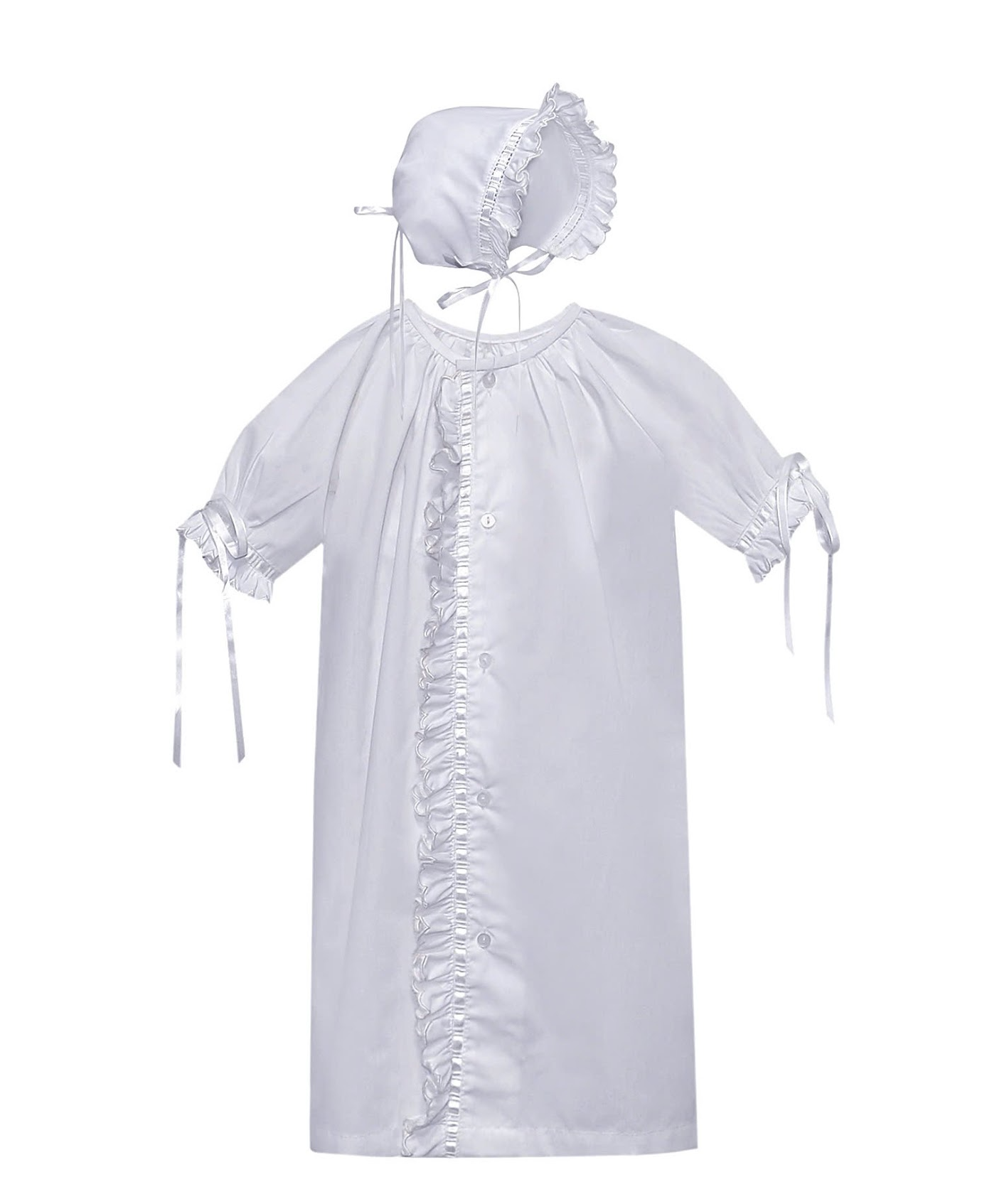 Daygown Finn Scallop Ruffle White