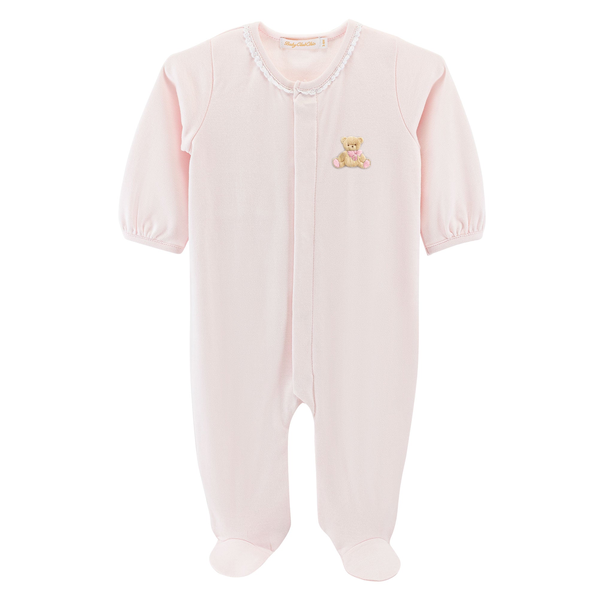 Pink Toys Footie with Lace