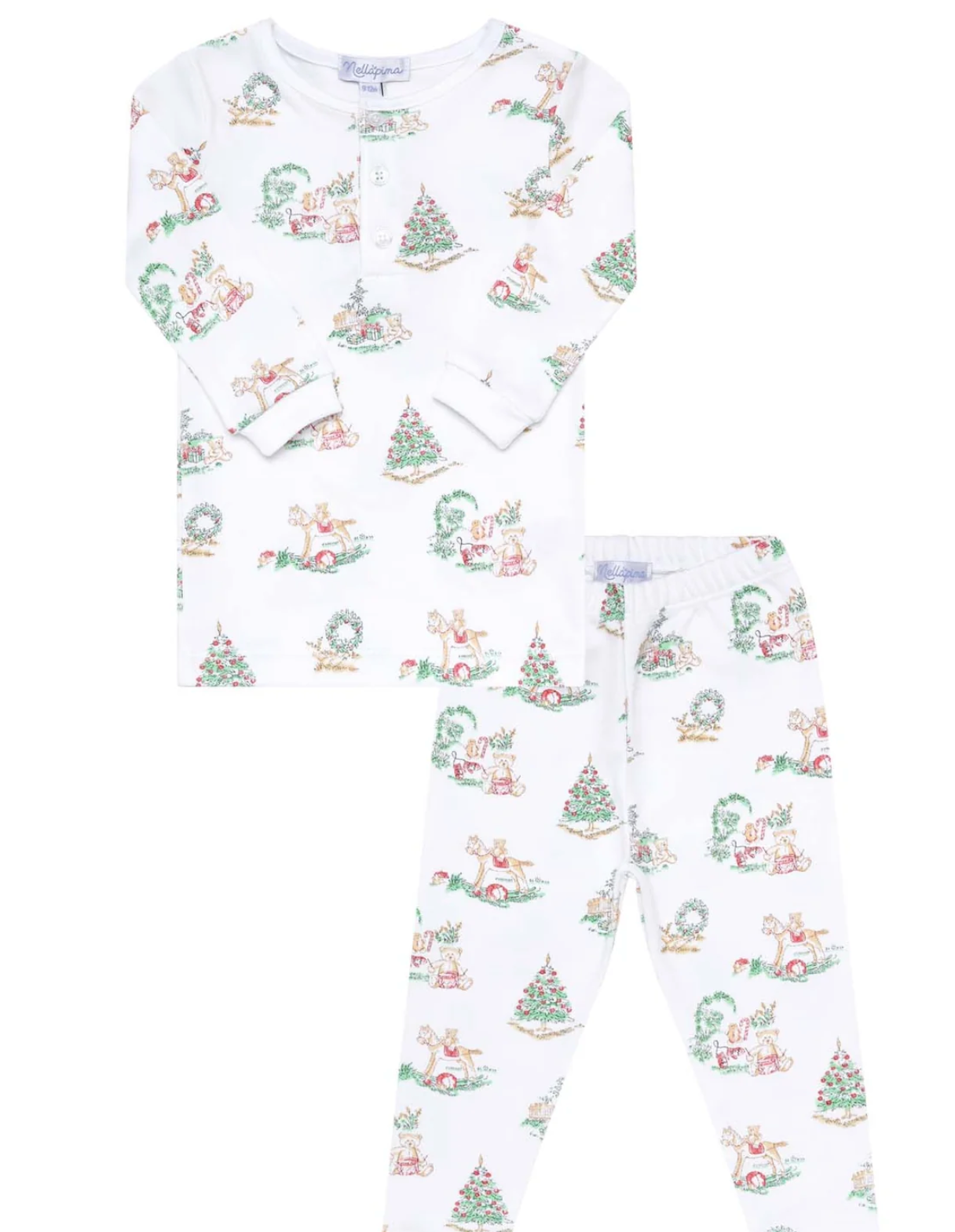 Boy Christmas Toile Pajama (Baby)