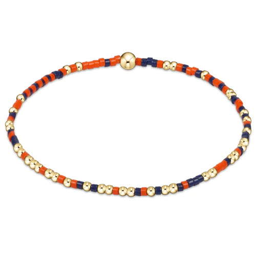 Orange Navy Gameday Hope Unwritten Bracelet