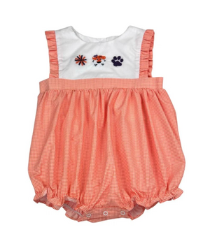 Orange/Navy Tiger Boy Bubble (Baby)