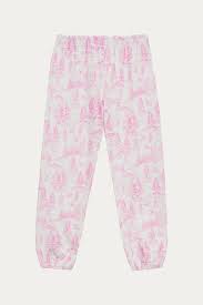 Little Georgie Powder Pink Toile Pant