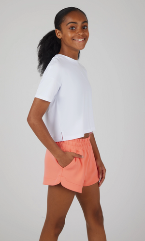 Soft Boxy T-Shirt and Scuba Short Set