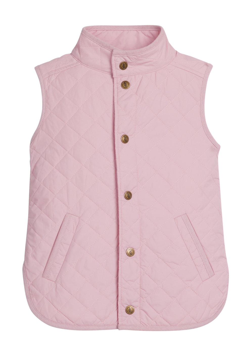 Light Pink Classic Quilted Vest