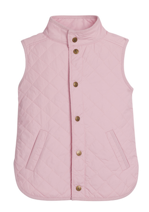 Light Pink Classic Quilted Vest