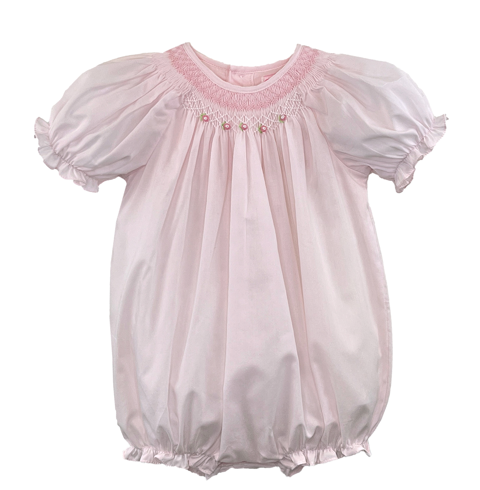 Pink Smocked Bubble (Infant)