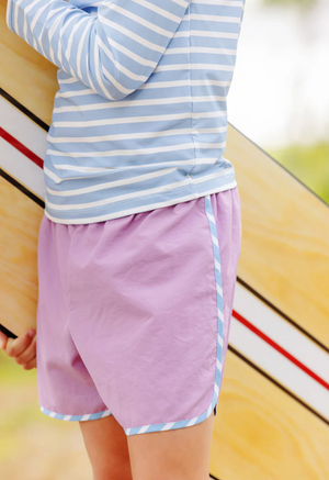 Sarasota Sky Stripe Walker's Wave Swim Shirt (Toddler)