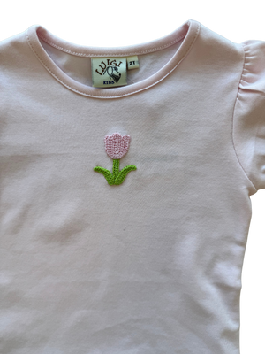 Flutter Sleeve Tulip Top (Toddler)