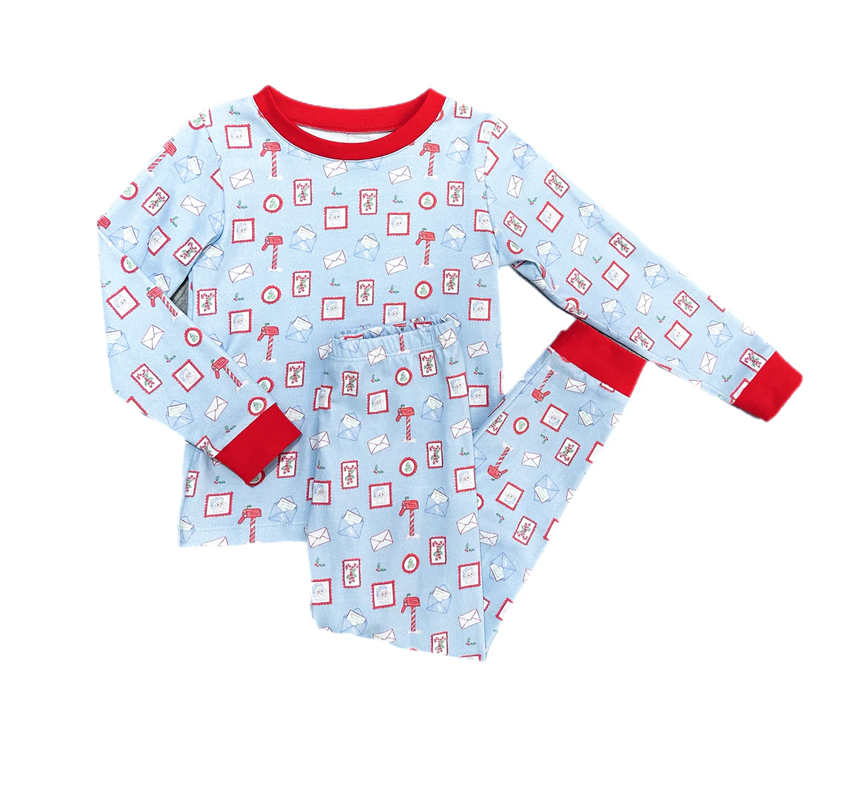 Boy Letter To Santa Two Piece Jammies (Kid)