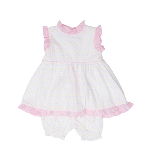 Regean Pastel Swiss Dot Bloomer Set (Baby)