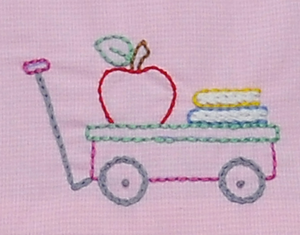 Ashton Apple On Wagon Girl Bubble (Infant)