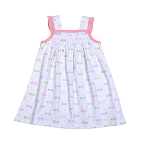 Pink Buddies Pima Dress (Toddler)