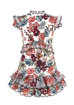 Elana Emb Mini Dress