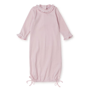 Georgia Gown-Light Pink & White