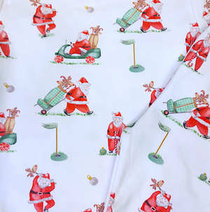 Santa's Golf Printed Kid Set (Toddler)