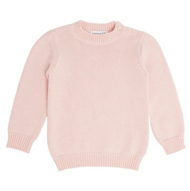 Soft Pink Knit Sweater (Toddler)