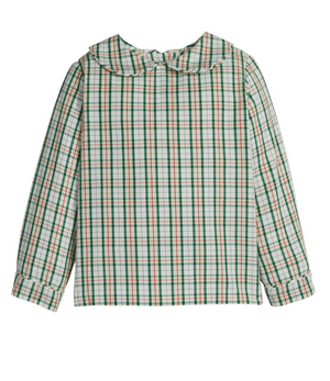 Mistletoe Tartan Peter Pan Shirt (Toddler)