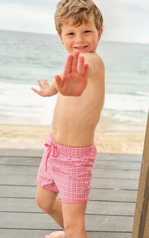 *PRE-ORDER* Malibu Gingham Boardie (Big Kid)