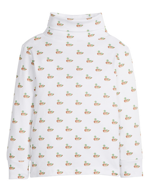 Mallard Printed Turtleneck