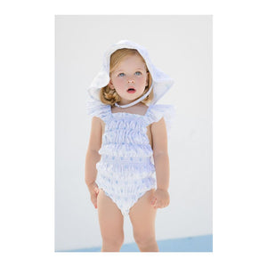 Blue Bows Frilled Swimsuits