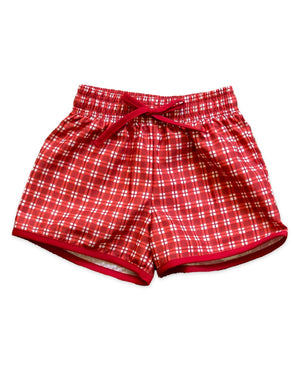 Cherry Check Talmadge Trunk