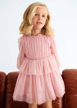 Pink Shimmer Tulle Dress